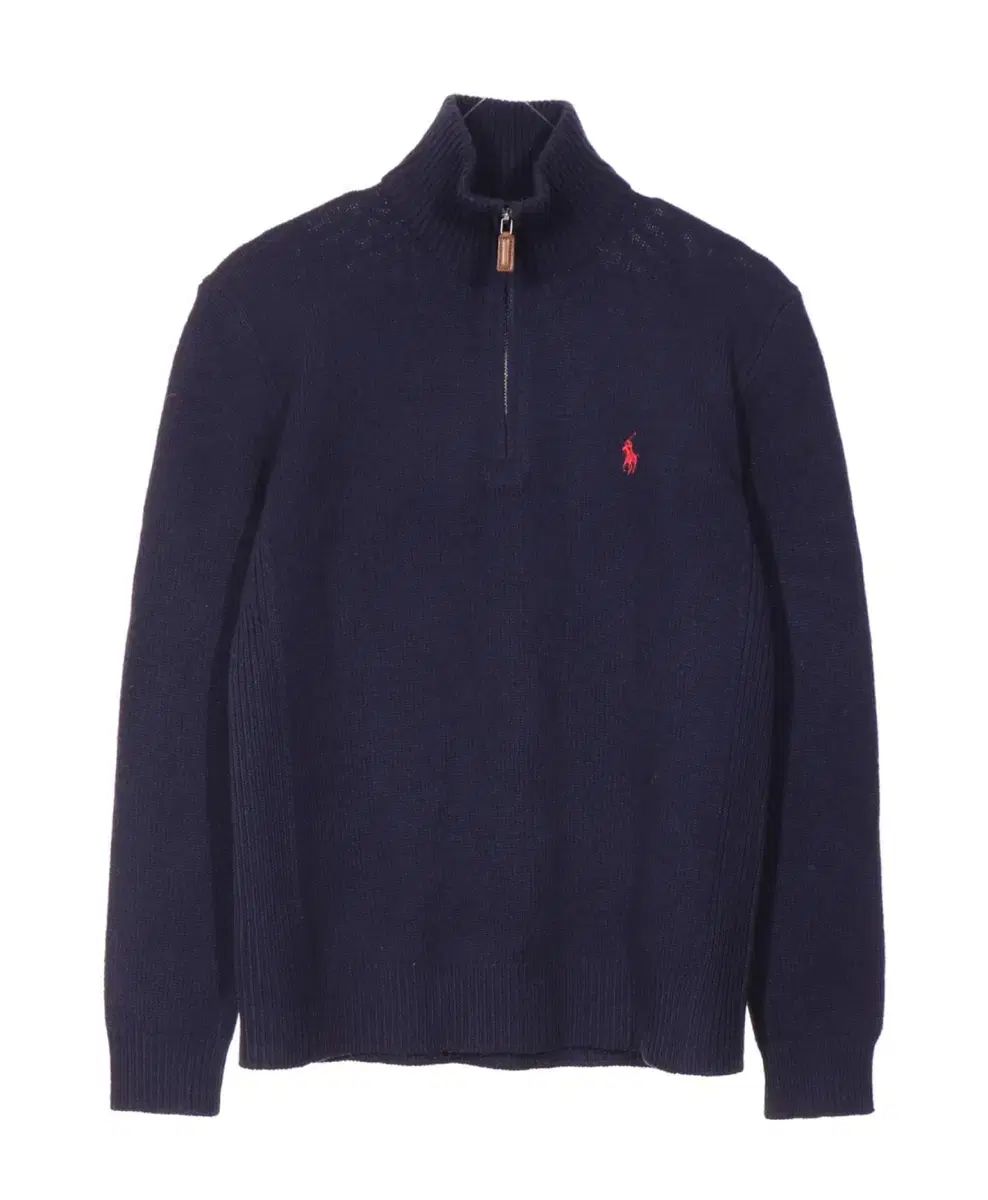 POLO RALPH LAUREN ネイビー ハーフジップアップ ニット