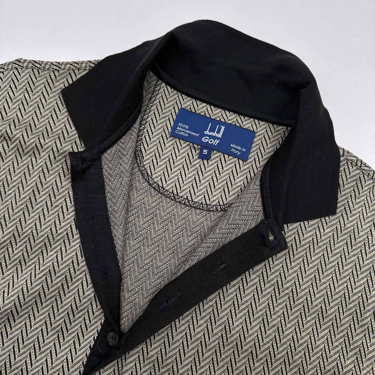 dunhill GOLF（ダンヒル ゴルフ）ヴィンテージポロシャツ　美品　M Vintage Dunhill Golf Polo Shirt Mens Large Yellow Retro