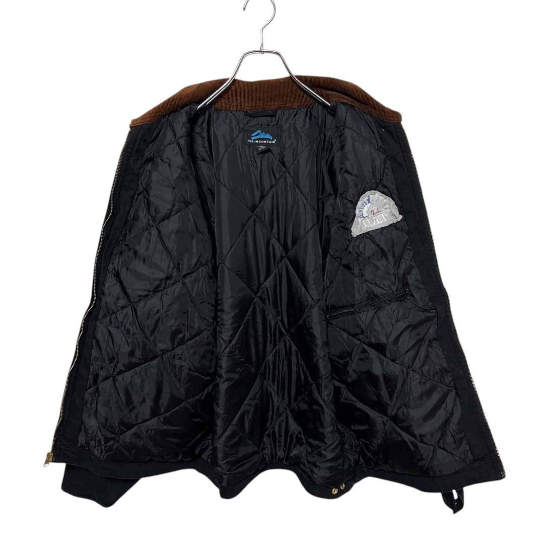 【Tri-Mountain】企業ロゴ ダックジャケット ブラック A-2435 Tri-Mountain】企業ロゴ ダックジャケット ブラック A-2435