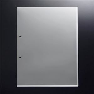 まとめ G-Aim 2穴ホルダー マチ付 A4タテ クリア YG-201 1パック 10枚 ×10セット