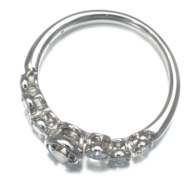 カシケイ リング ダイヤ ダイヤモンド 0.30ct/0.20ct ベゼル 12.5号  