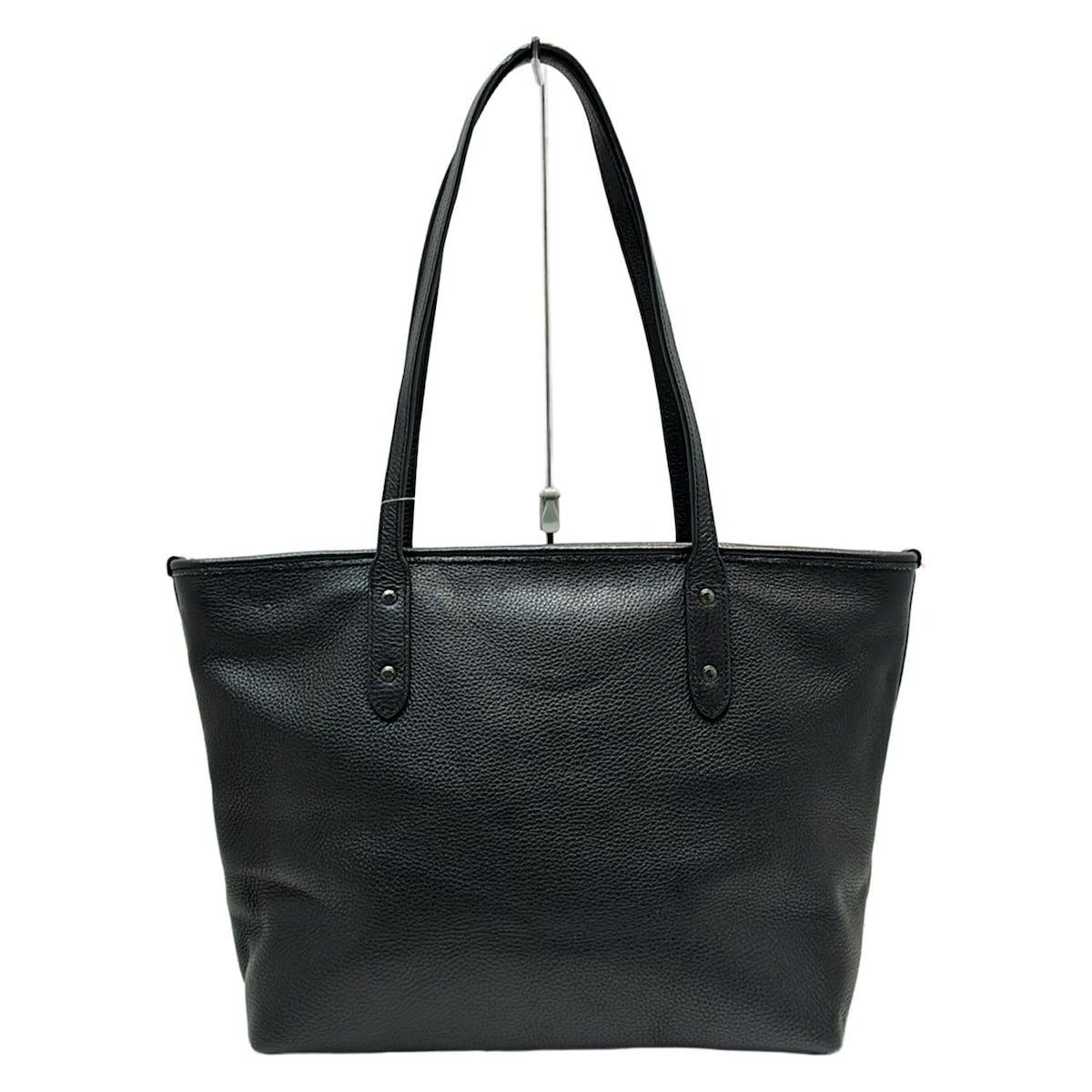 COACH(コーチ) ショルダーバッグ - F78203 黒×オレンジ×白 レザー  