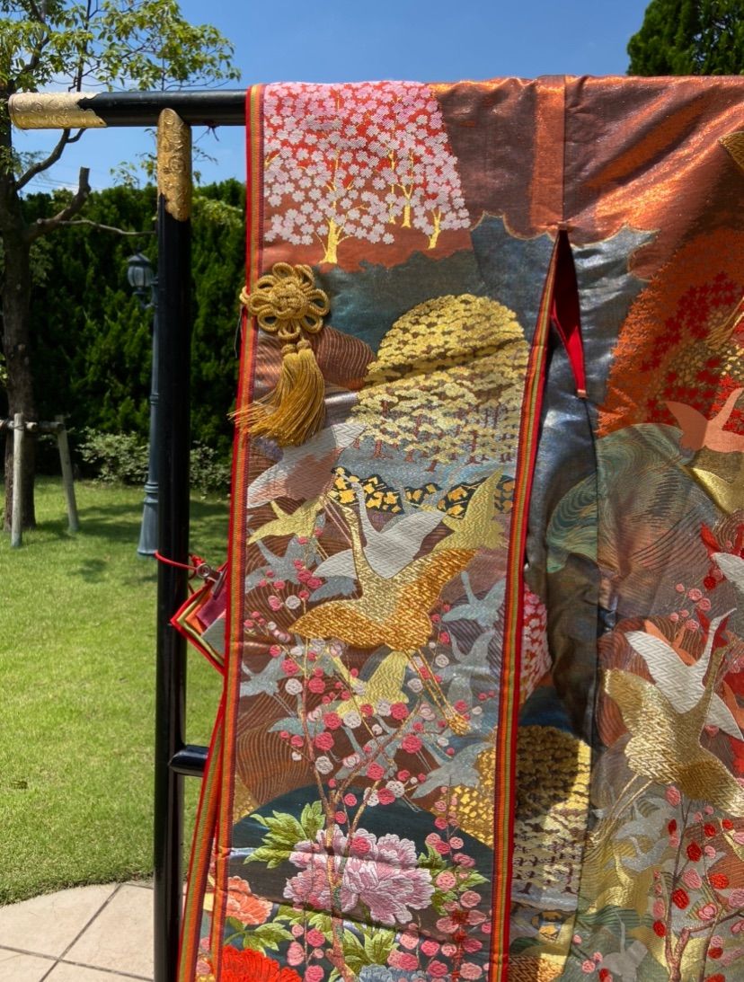 B035 色打掛 花嫁和装 和装 着物 観世栄夫 - メルカリ