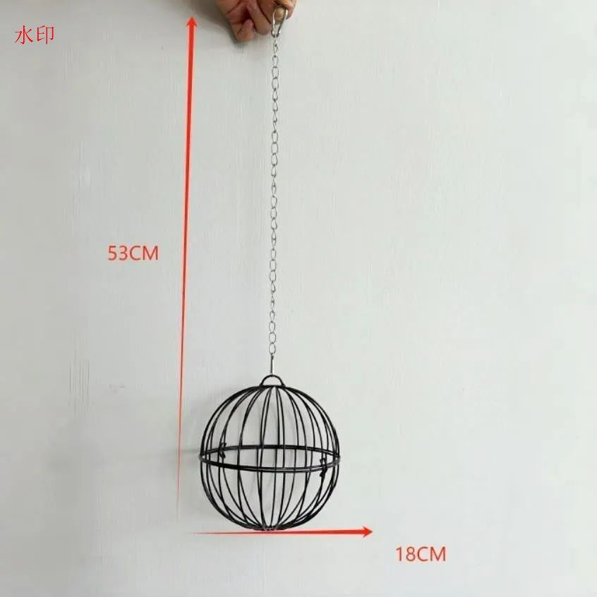 フラワーケース ハンキング 球体 金属 モスグリーン プラントラック シンプル ガーデニング 雑貨 ガーデン雑貨 ガーデンインテリア ガーデン インテリア 庭の装飾 お洒落 おしゃれ 8-14 STEELWINDOWSANDDOORS_COM