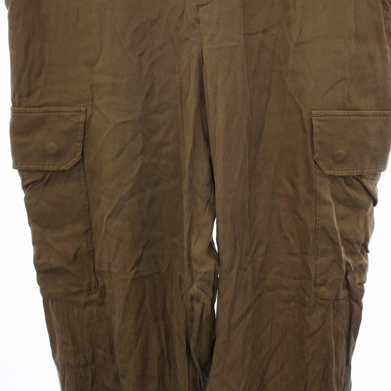 L'Appartement/アパルトモン フィブリルサテン カーゴパンツ 38 L'Appartement フィブリルサテン カーゴパンツ