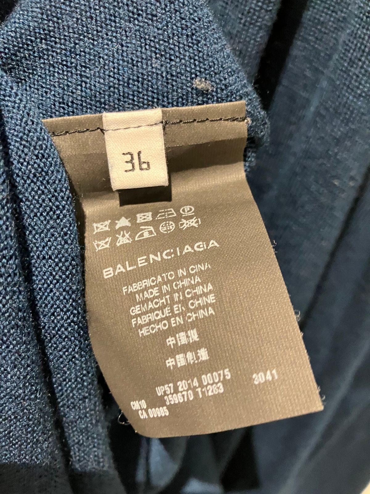 BALENCIAGA (バレンシアガ) 359670 デザインニットワンピース