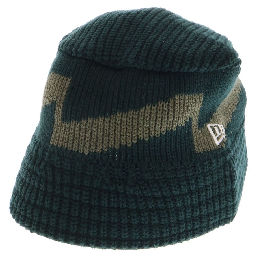 NEW ERA (ニューエラ) KNIT BUCKET Nパターン ニット バケットハット 帽子 グリーン 14363628