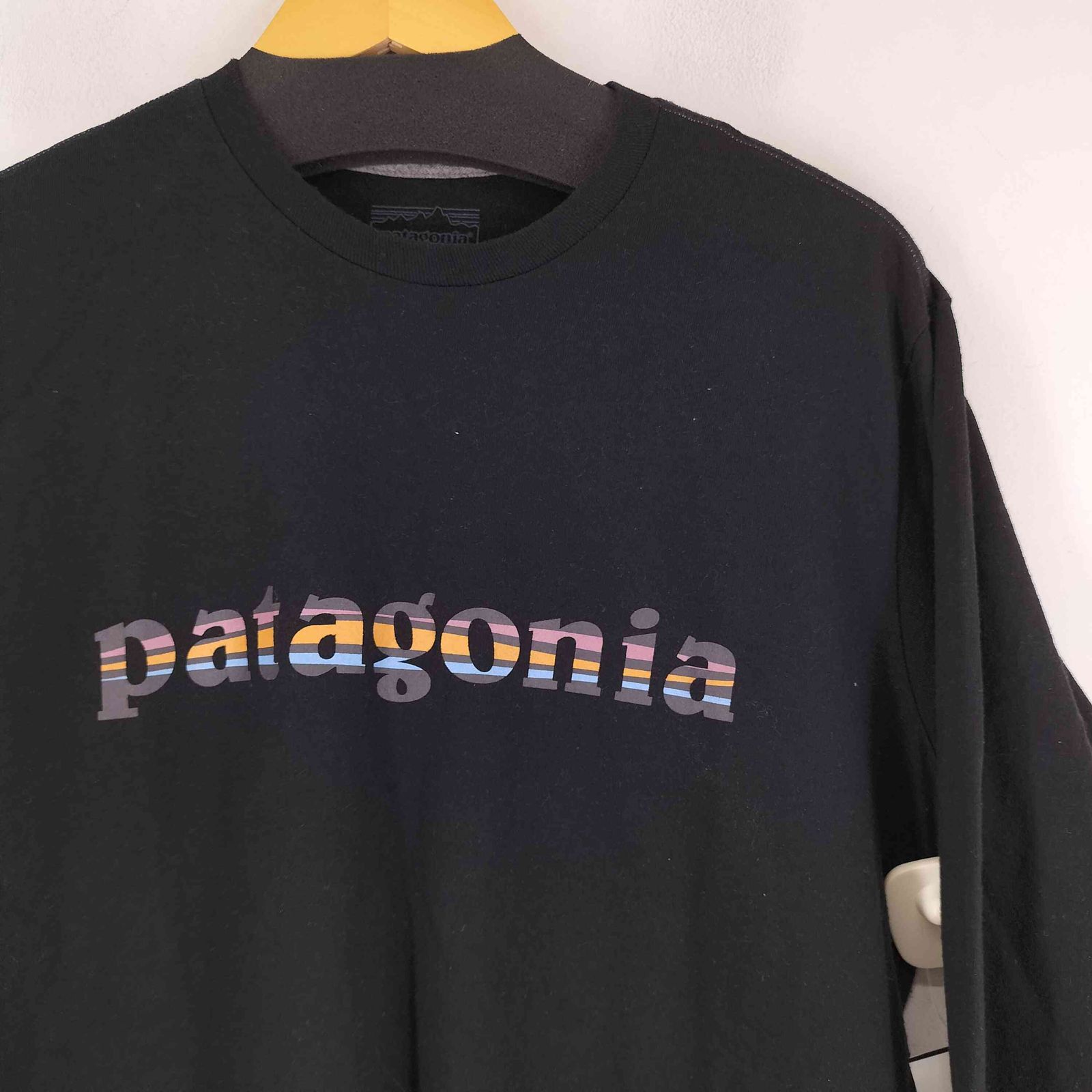 パタゴニア patagonia ロングスリーブ 73 テキスト ロゴ レスポンシビ 
