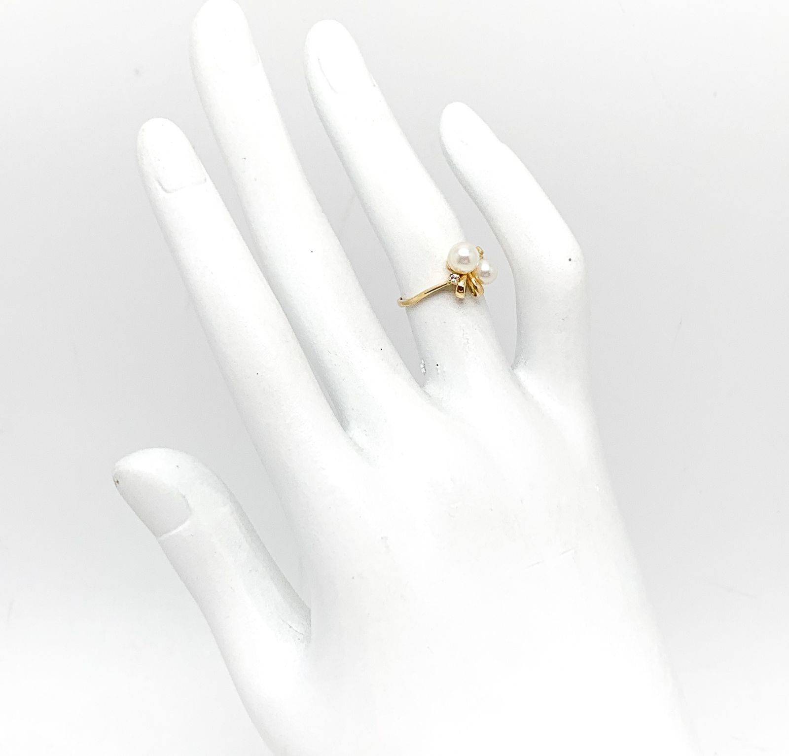 MIKIMOTO (新品仕上げ済) 希少 ミキモト ゴールデン パール