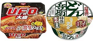 セット買い 日清食品 日清焼そばU.F.O. 大盛 カップ麺 167g×12個 日清食品 どん兵衛 特盛きつねうどん 西 130g×12個