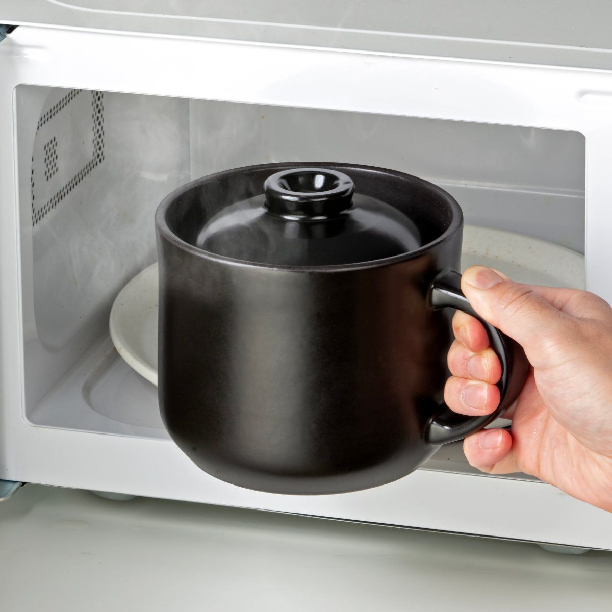 炊飯マグ＆レンジで炊く１人分（半合）ご飯 炊飯マグ レンジOK 一人用 お米 ご飯