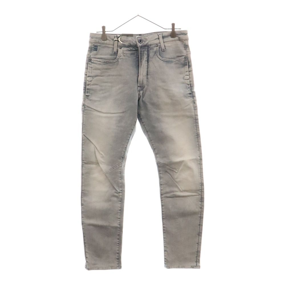 G-STAR RAW (ジースターロウ) D-STAQ 3D SLIM JEANS スリム テーパード ジーンズ デニム パンツ グレー D05385-9882-C587