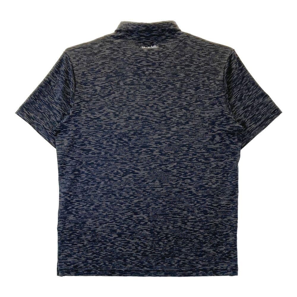 サイズ L TRAVIS MATHEW トラビスマシュー LIFE ON TOUR 半袖ポロシャツ ボーダー柄 ブラック系 240101513650 ゴルフウェア メンズ ストスト