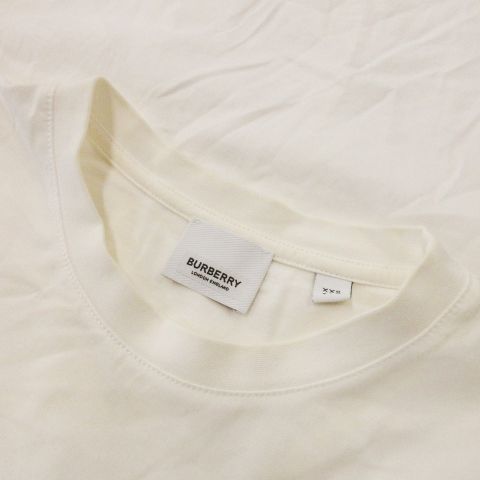 美品✨バーバリーロンドン　ロゴシャツ　プリント　M 白 バーバリー ロンドン BURBERRY LONDON ENGLAND Tシャツ