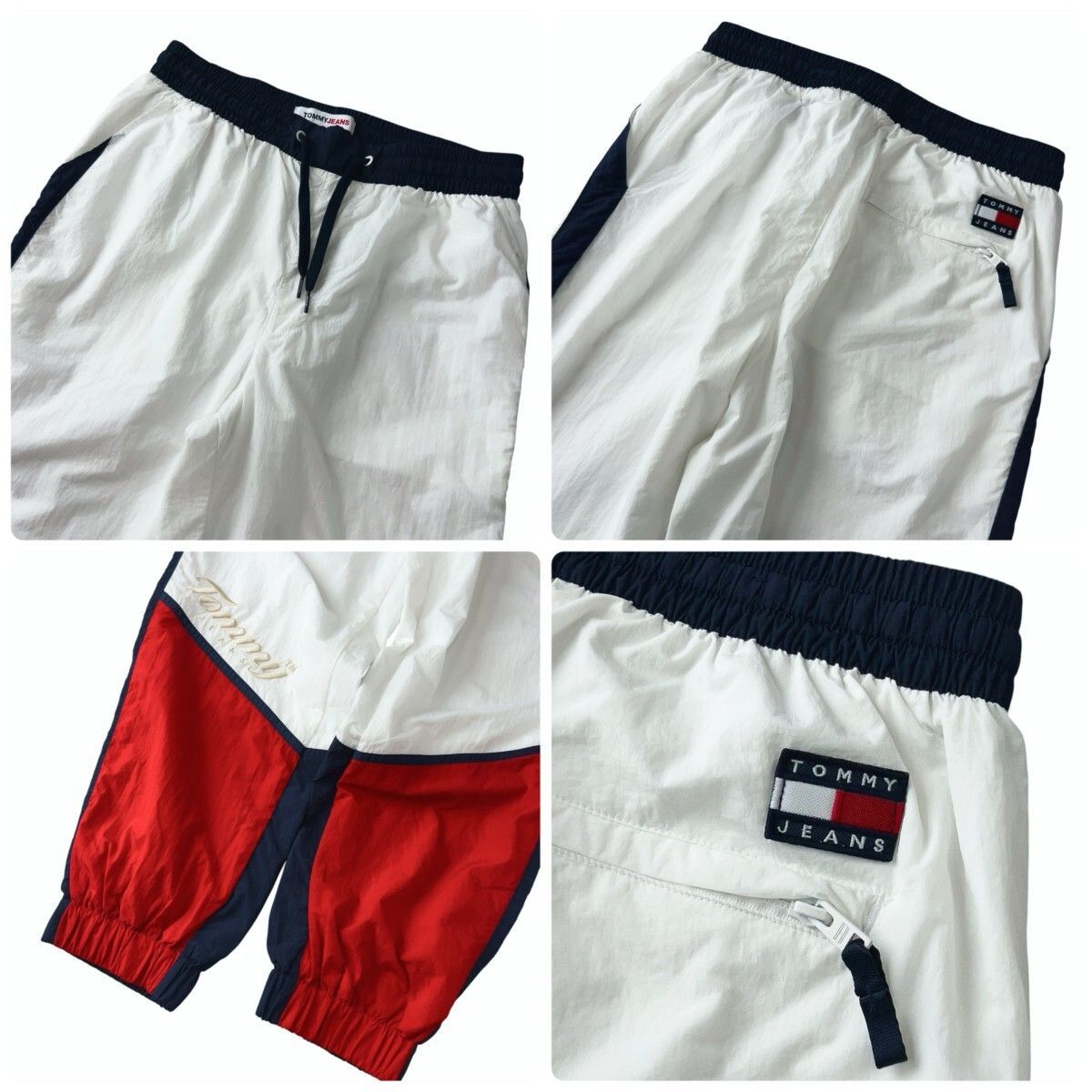 美品 トミーヒルフィガー TOMMY JEANS ナイロン ジャケット 
