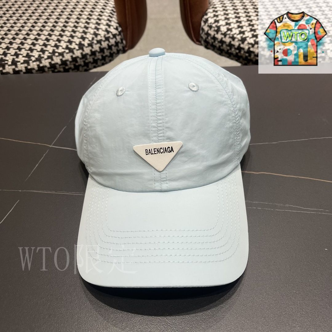 BALENCIAGA ホワイト ベースボールキャップ BALENCIAGA バレンシアガ 452245 352B4 ロゴ刺繍 ベースボール