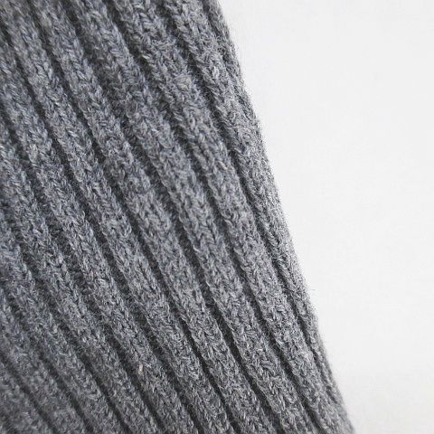 COMME CA COLLECTION コムサ グレー ハイネック 半袖セーター コムサコレクション COMME CA COLLECTION 半袖 ニット セーター