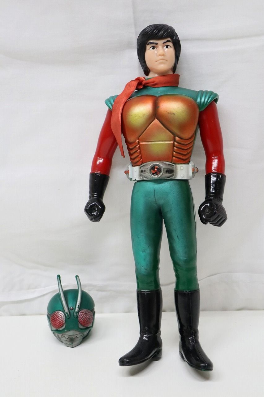 仮面ライダー スカイライダー 仮面取れ ソフビ フィギュア