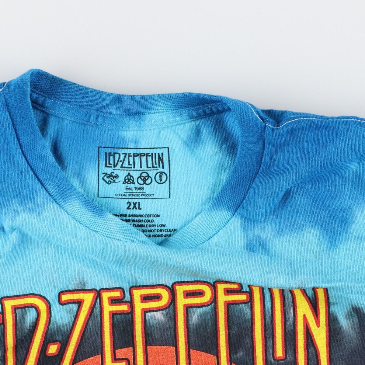 古着 LED ZEPPELIN レッドツェッペリン U.S.TOUR 1975 タイダイ柄