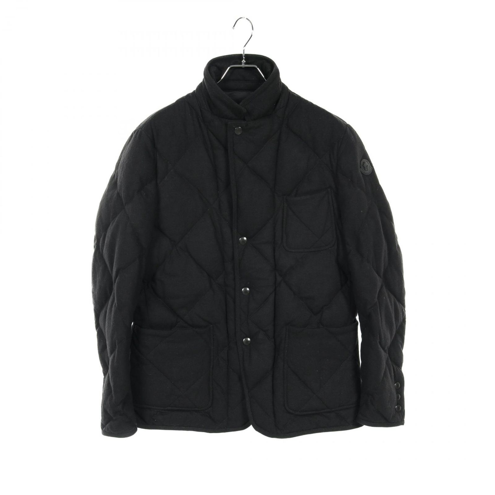 モンクレール MONCLER ダウンジャケット NORMAN 30934 ブラック ウール ダウンジャケット メンズ Used C