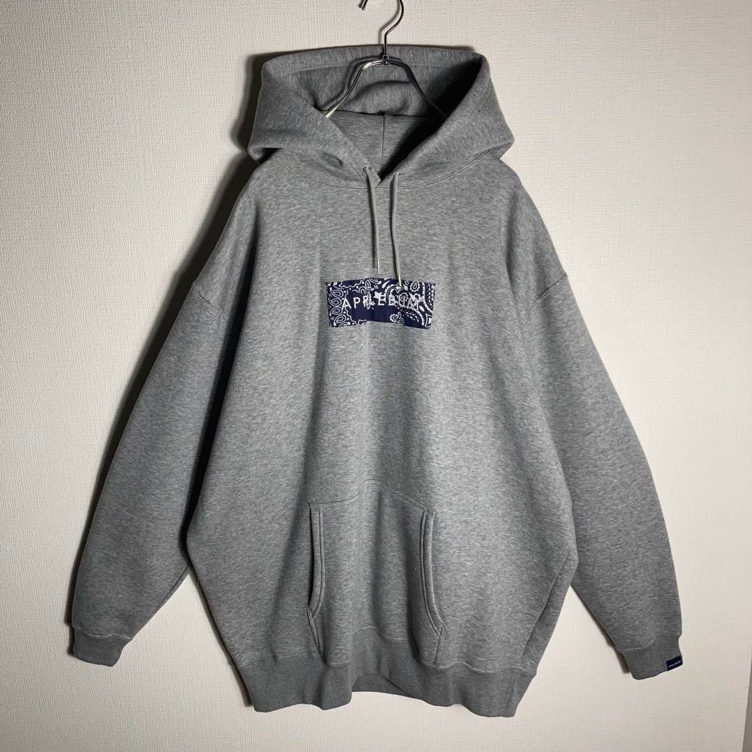 【極美品 タグ付き】APPLEBUM パーカー 刺繍 ペイズリー 2XL APPLEBUM パーカー 刺繍 ペイズリー 2XL