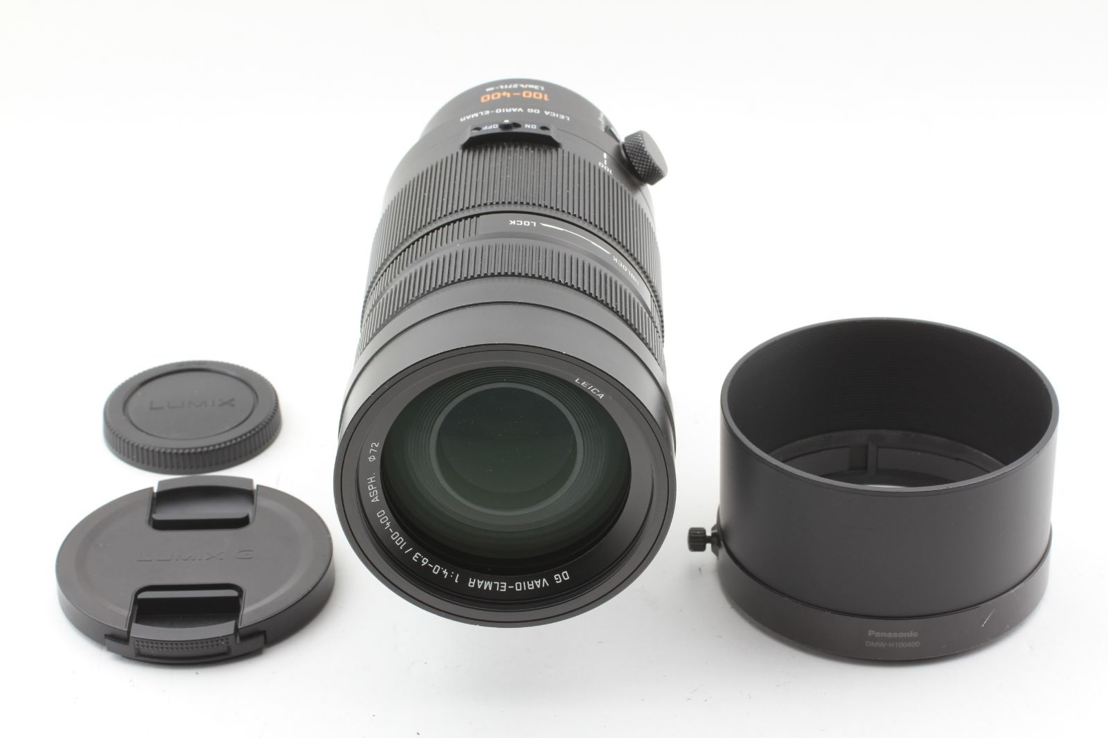  パナソニック LEICA DG VARIO-ELMAR 100-400 mm F 4.0-6.3 II ASPH. POWER O.I.S. H- レンズ(ズーム) カメラ