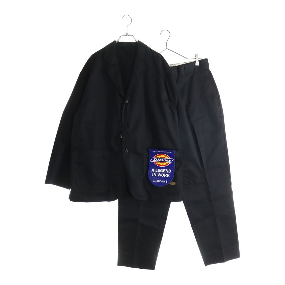 Dickies ディッキーズ 20SS × TRIPSTER × BEAMS トリップスター ビームス 2B テーラードジャケット トラウザーパンツ セットアップ スーツ ブラック 194M10BM02 194M40BM02