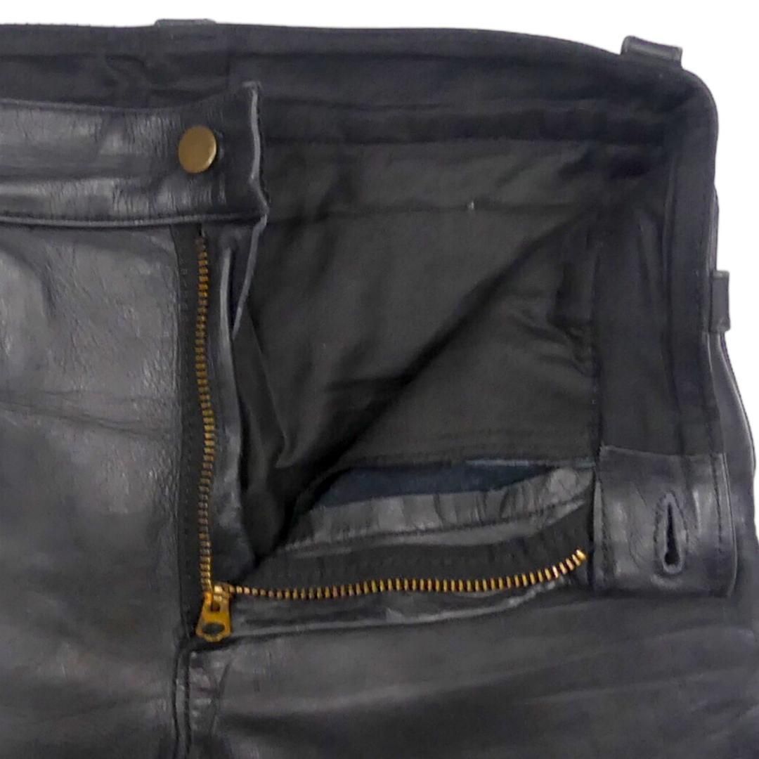 アメリカ製 レザーパンツ VANSON バンソン メンズ W30 黒HH8595 - メルカリ