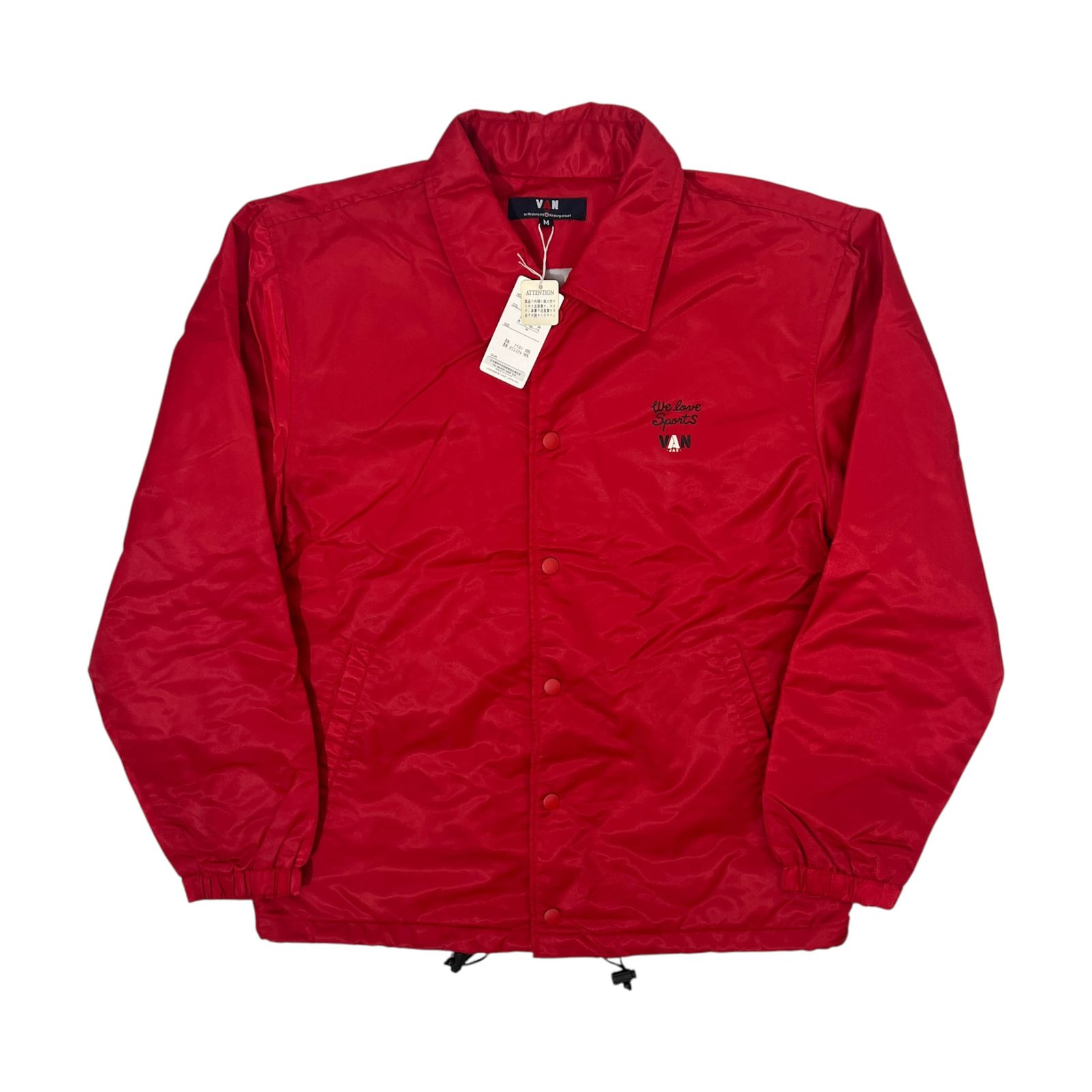 VAN JAC ヴァンヂャケット タグ付き アーチロゴ ナイロン コーチ