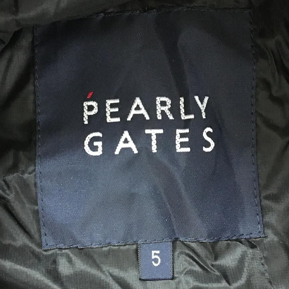 超美品】パーリーゲイツ 4WAYダウンジャケット ブラウン×黒 レオパード