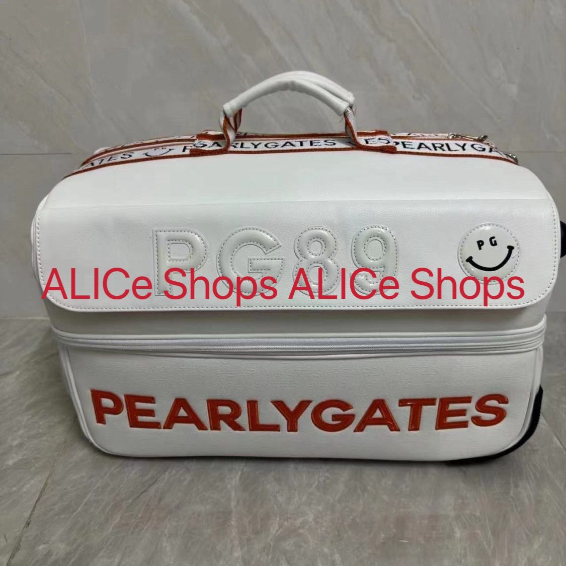 新品未使用 PEARLY GATES パーリーゲイツ 共用ロゴパターンホイールボストンバッグ 3色選択可能 - メルカリ