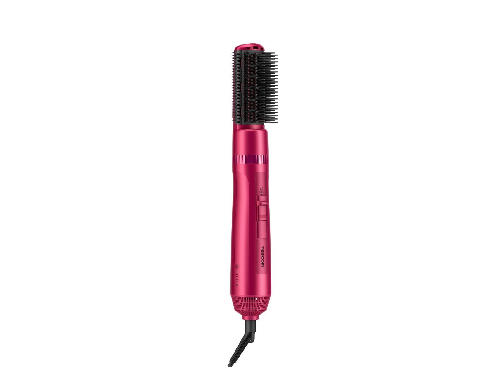 ラク抜きプラグ ブラシ付き 22mm ピンク 軽量 マイナスイオン カールドライヤー TC330A-P ヘアドライヤー テスコム