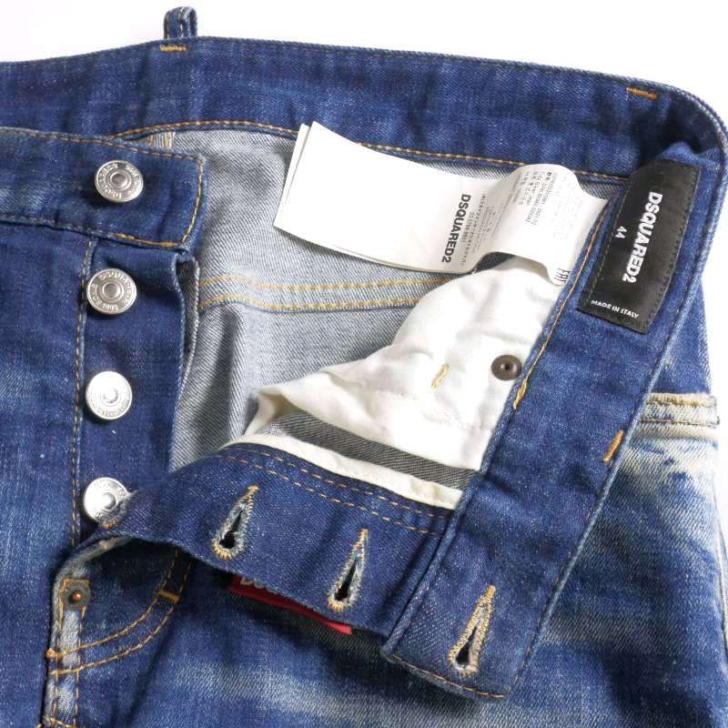 ディースクエアード DSQUARED2 21AW TIDY BIKER JEANダメージ加工 