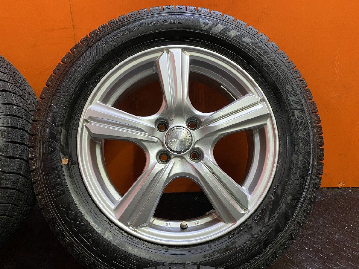 13 DUNLOP WM03 195/65R16 ロッキー スタッドレス ダンロップ