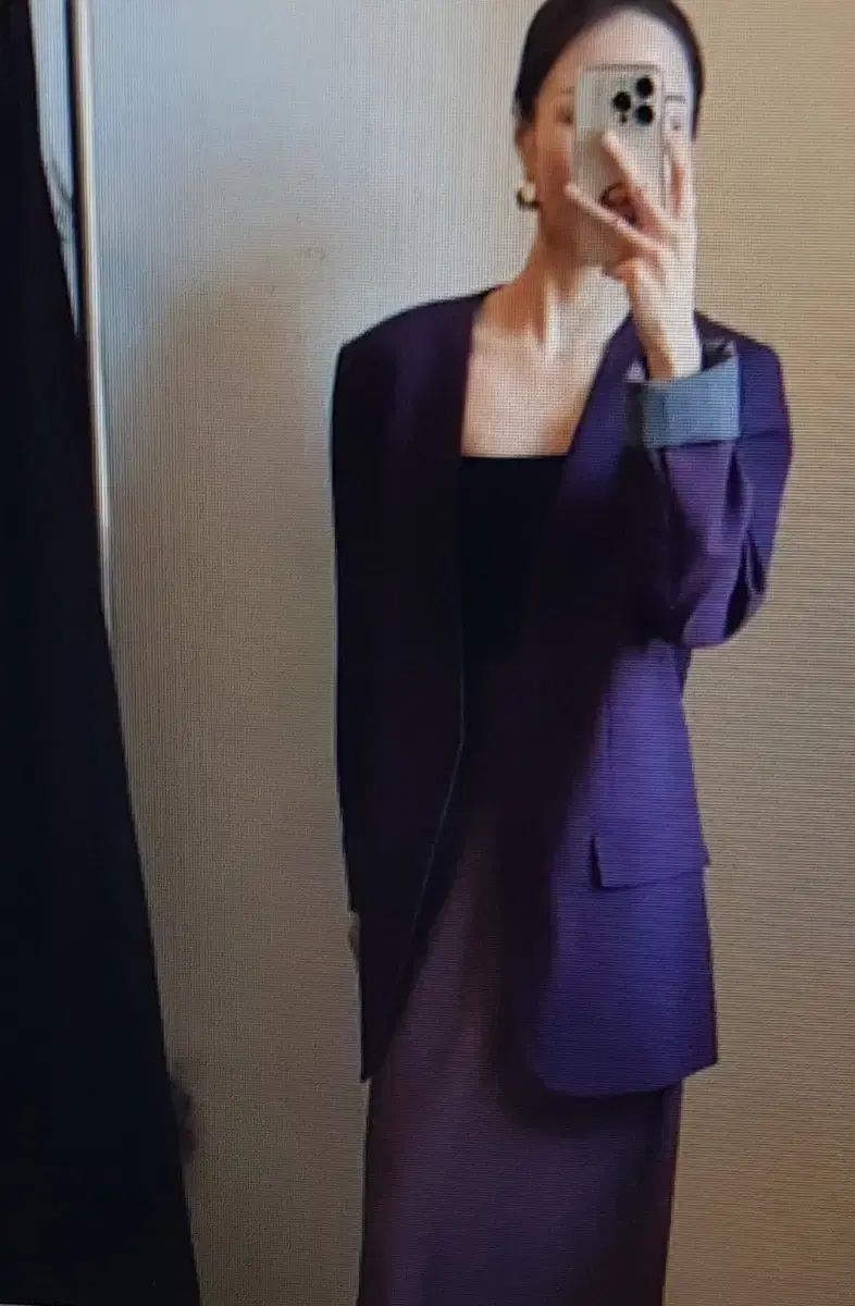 (国際配送) ビッグサイズ ジャケット スカート セット