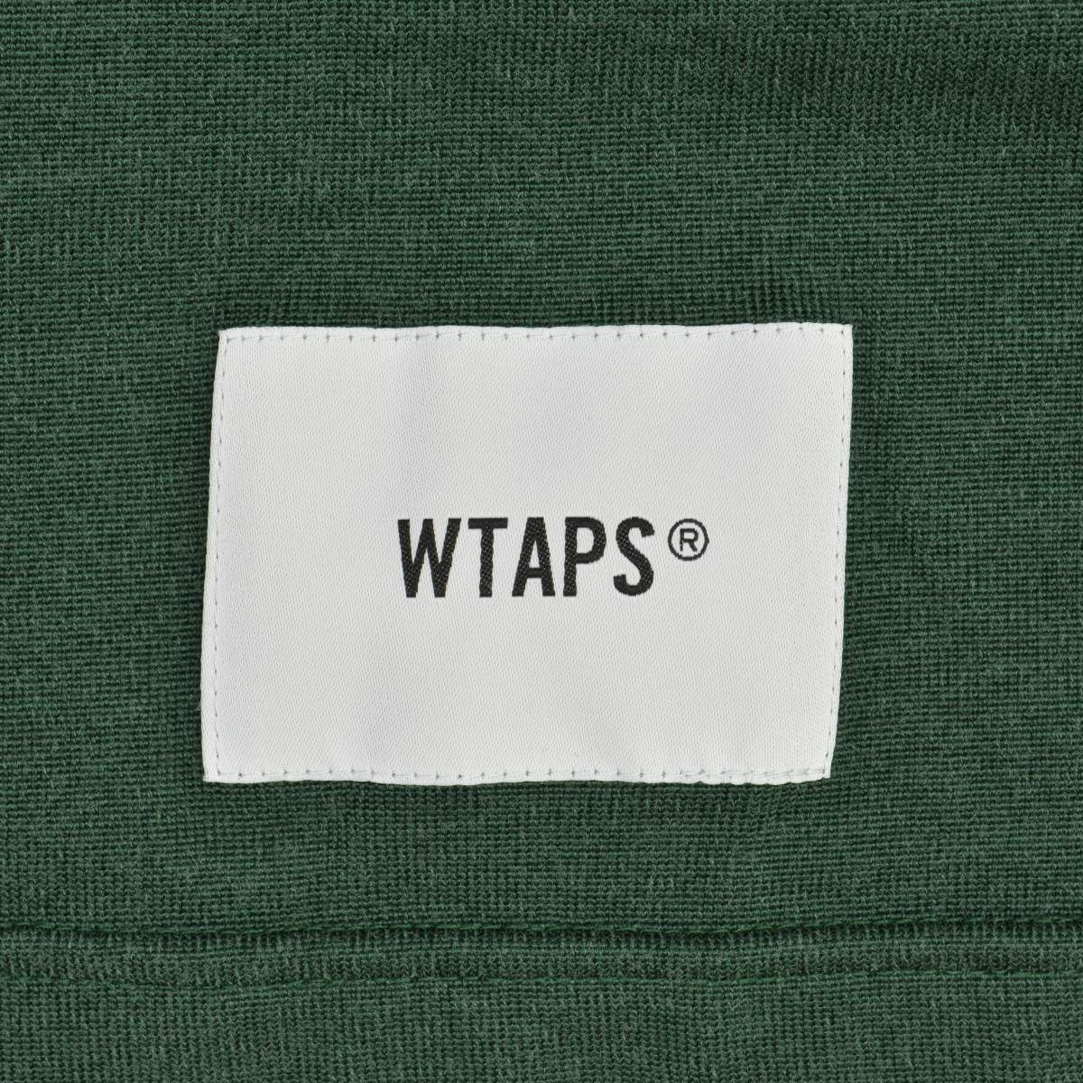 WTAPS】23AW 232ATDT-CSM09 QB / SS / RACO. BRACKETS GREEN半袖T