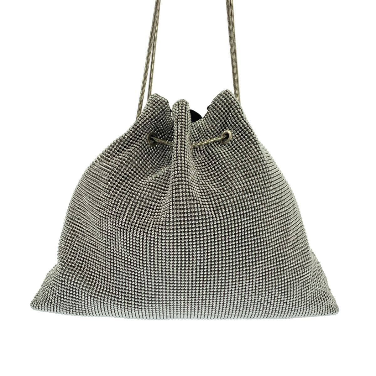 BIGOTRE ビゴター PURSE BALL チェーン ショルダーバッグ silver レディース DECORATOM_COM_BR