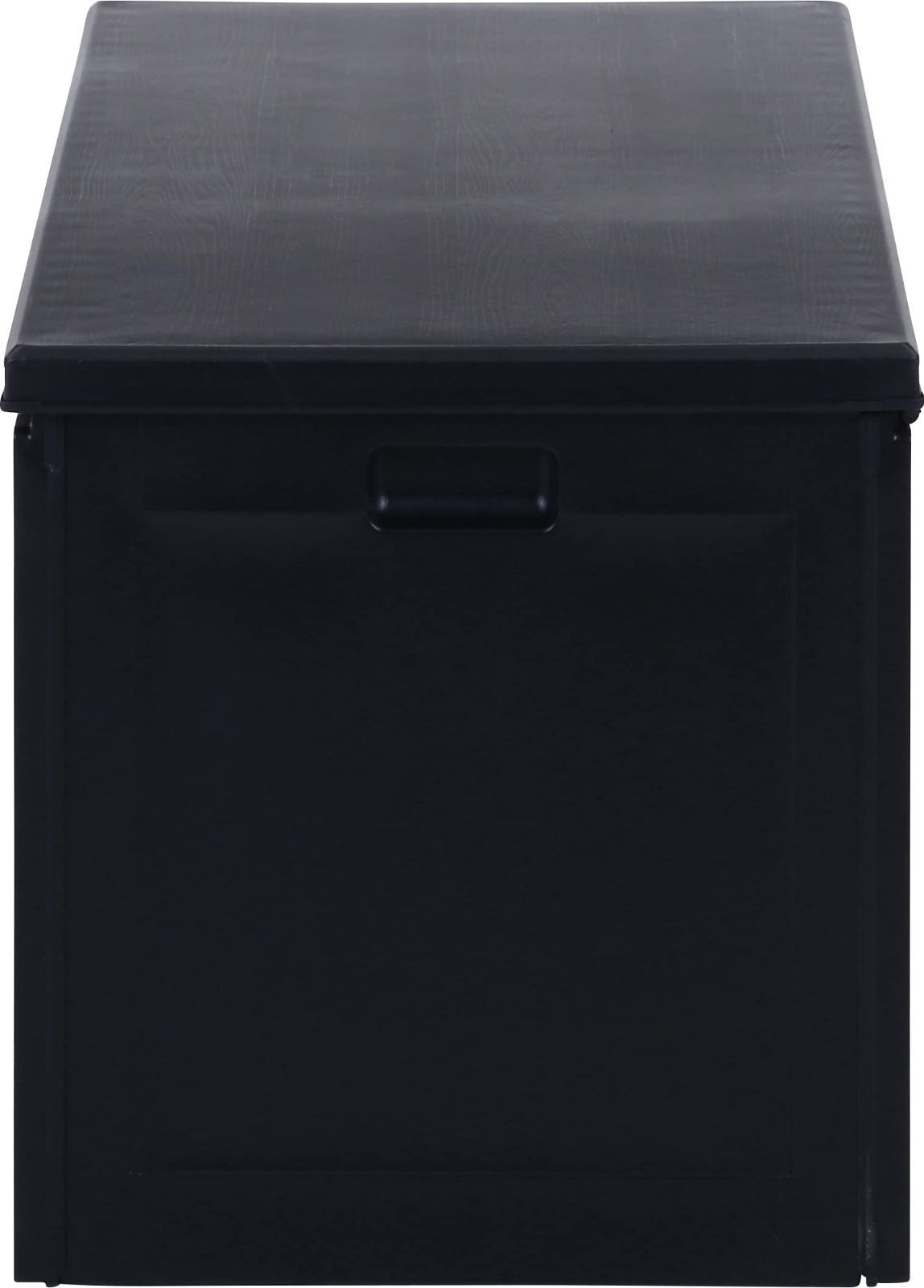 送料無料も 270L 屋外 防水タイプ 鍵穴つき 収納庫 収納ベンチ 収納ボックス 物置 組立商品 幅109×奥行51.5×高さ55㎝ 不二貿易 ブラック 55253