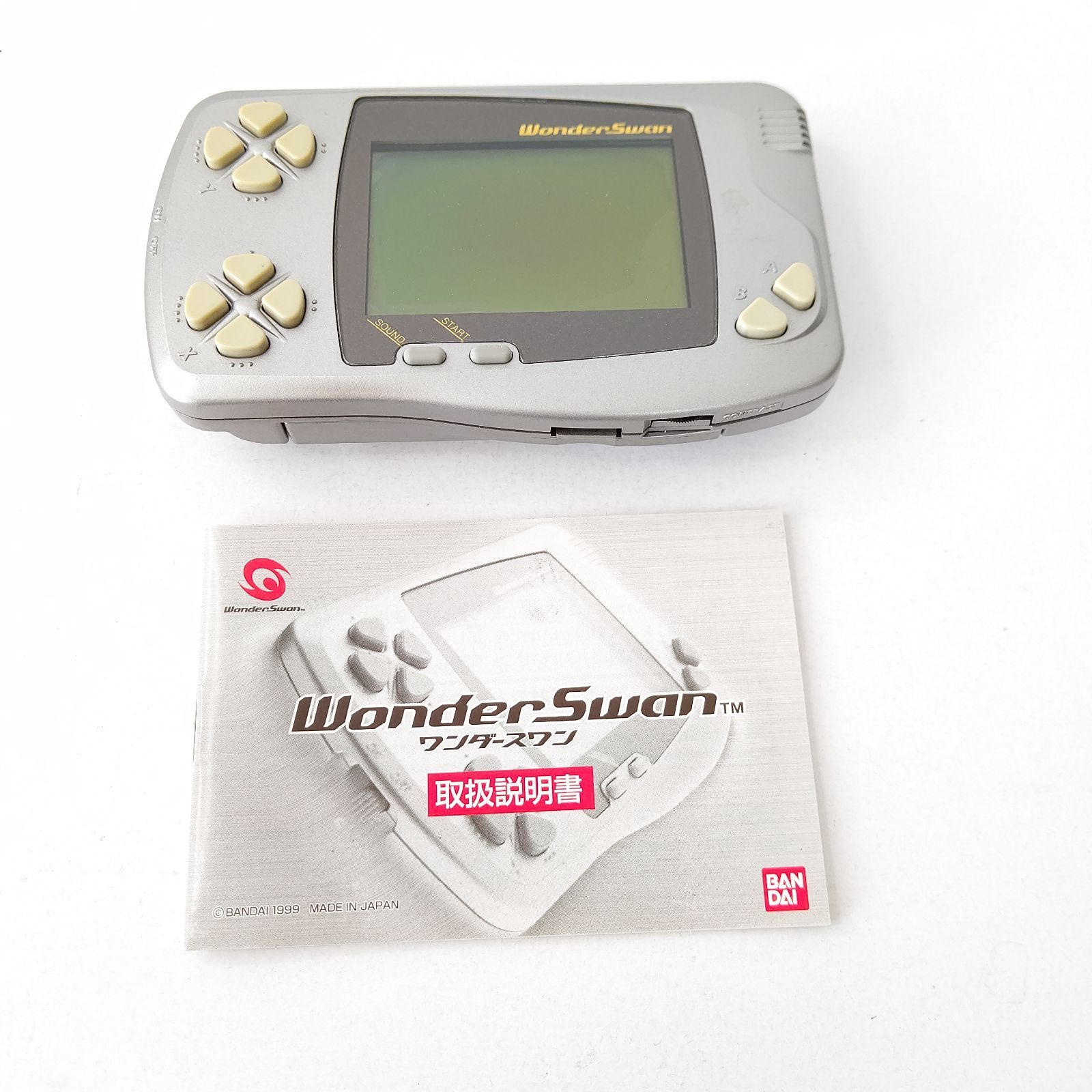 バンダイ ワンダースワン シルバーメタリック 美品 SW-001 ゲーム