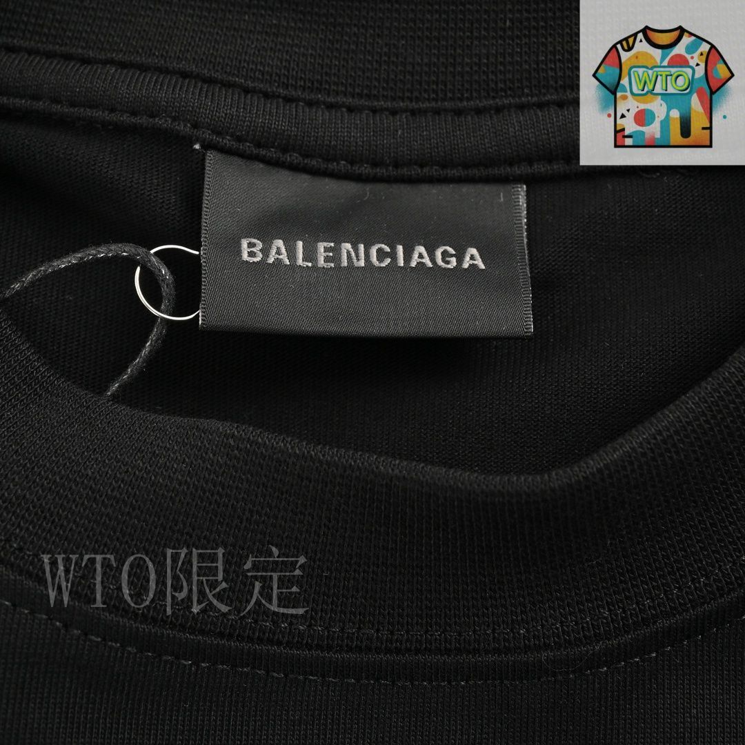 今日WTO】Balenciaga 24ss 1968 Logo Print Short Sleeve（280g