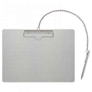 ナカキン アルミバインダー チェーン付き 横 A 4 AS-A S-P