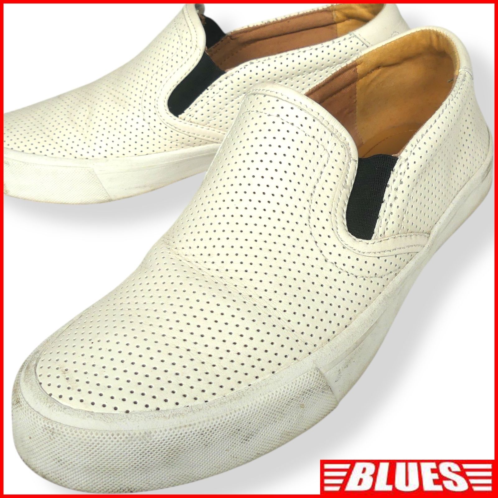 COACH ローファー青 25.5