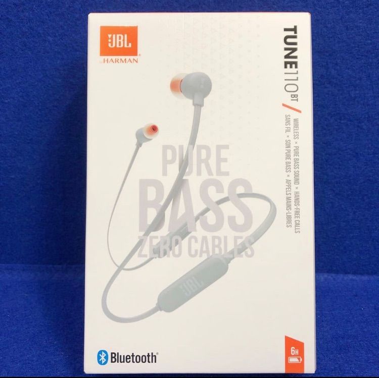 JBL TUNE 110BT Bluetooth イヤホン ワイヤレス/マイクリモコン付き