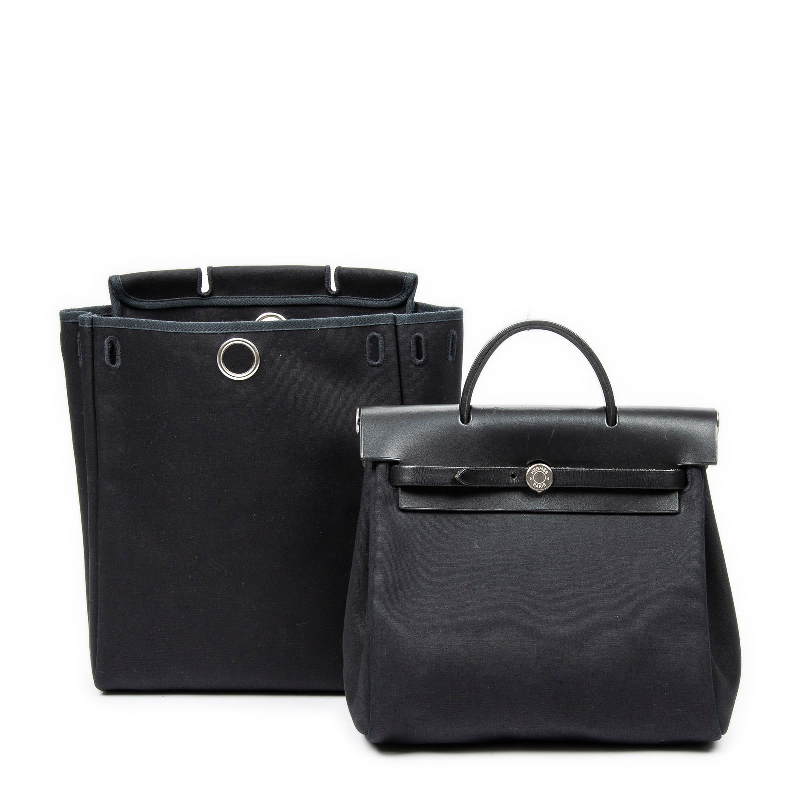 HERMES エルメスエールバッグ アド黒トワルオフィシェA