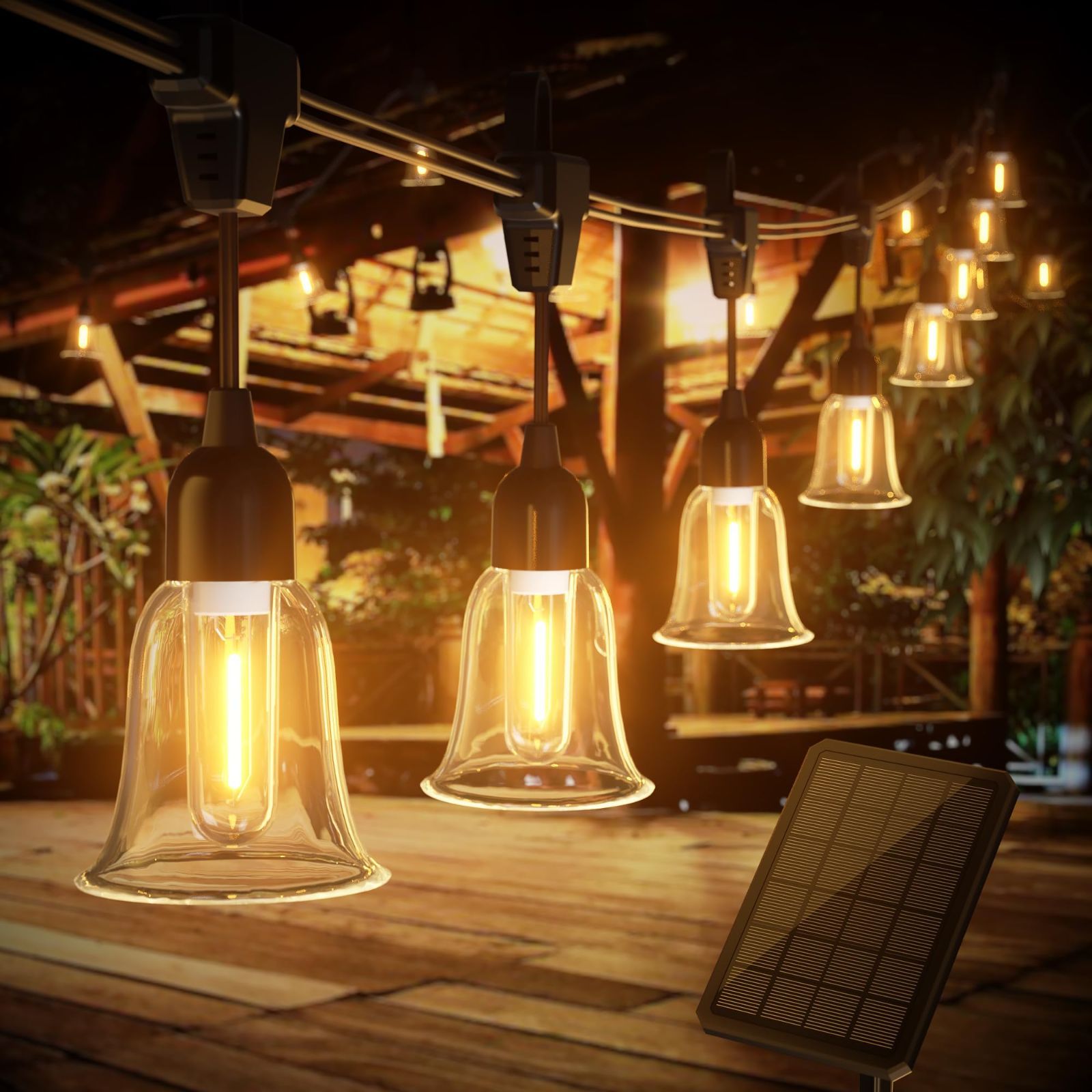 ⭐︎イルミネーションソーラーガーデンライトガーデニング キャンプ ランプ