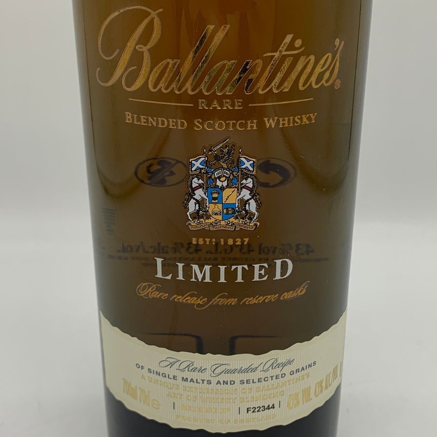 1円～ バランタイン リミテッド 750ml 43% ウイスキー 箱付き 未開栓 Ballantines 酒 ウイスキー バランタイン リミテッド 750ml 43% 重量番号:2(RW48)①