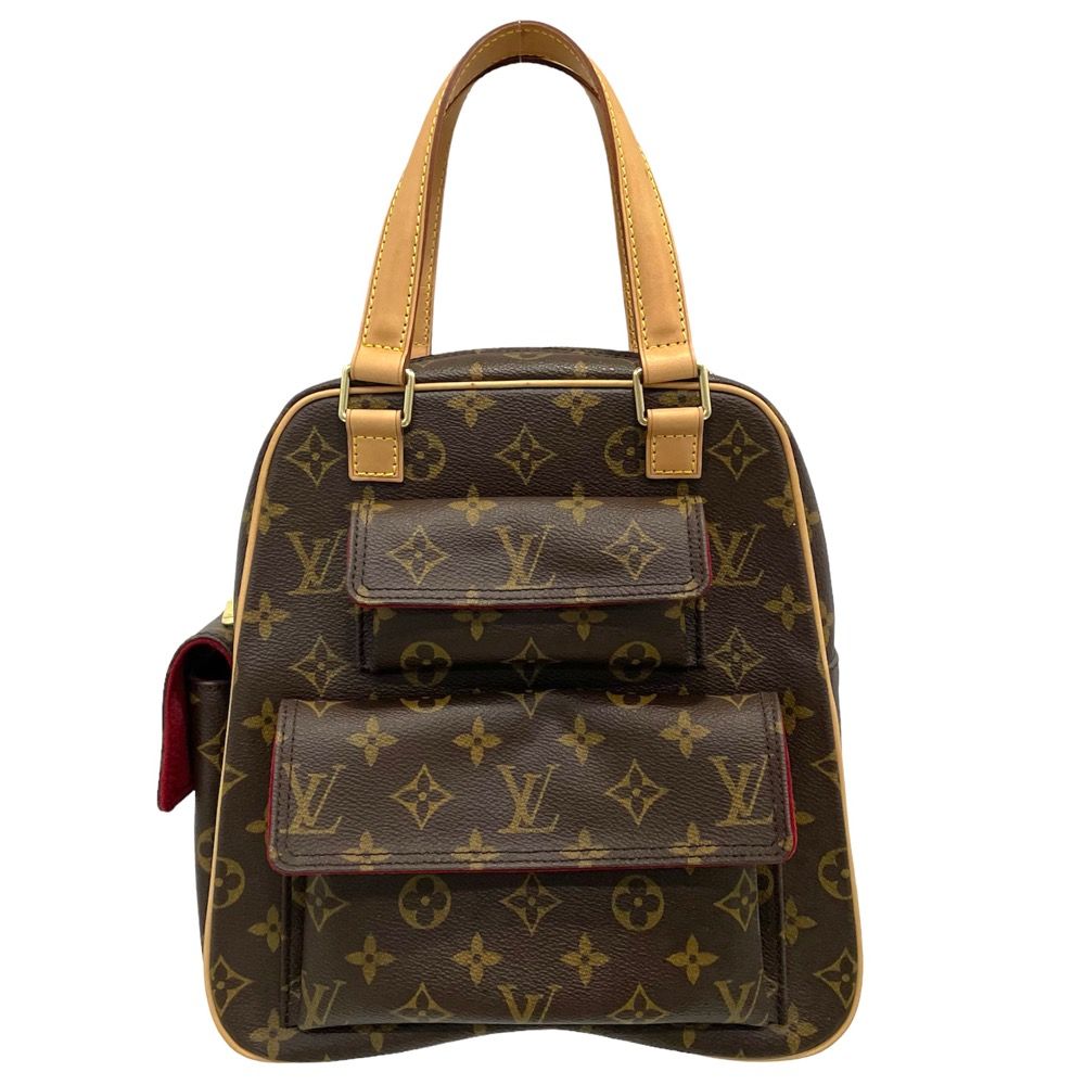 【限定価格】LOUIS VUITTON ルイヴィトン トートバッグ モノグラム エクサントリシテ ハンドバッグ ブラウン 茶 鞄 かばん  M51161    ゴールド金具 レディース 定番【品】