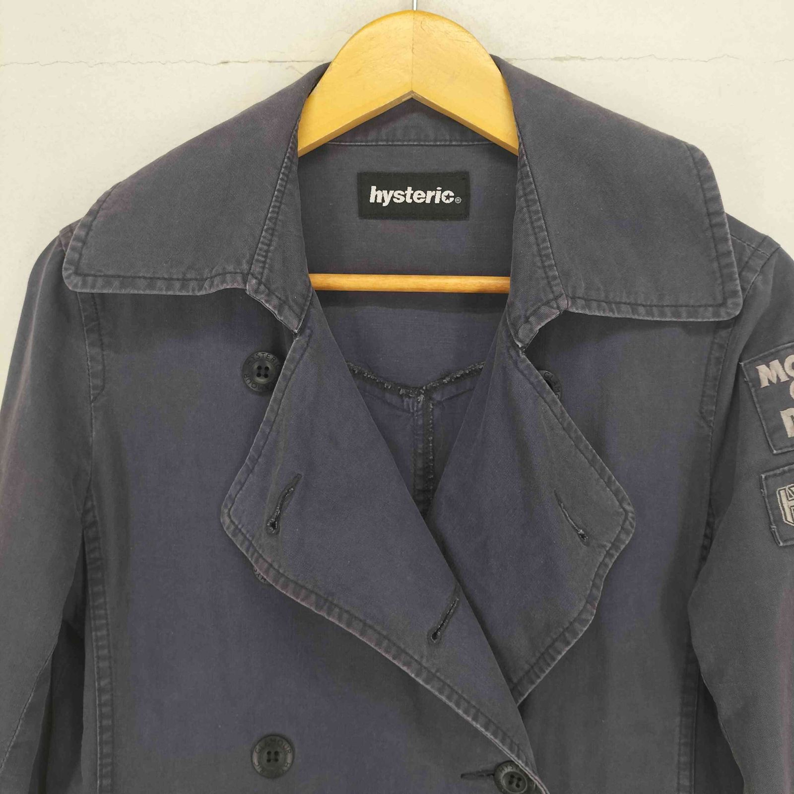 【新品】 HYSTERIC GLAMOURトレンチコート ヒステリックグラマー(HYSTERIC GLAMOUR)ヒステリックグラマー