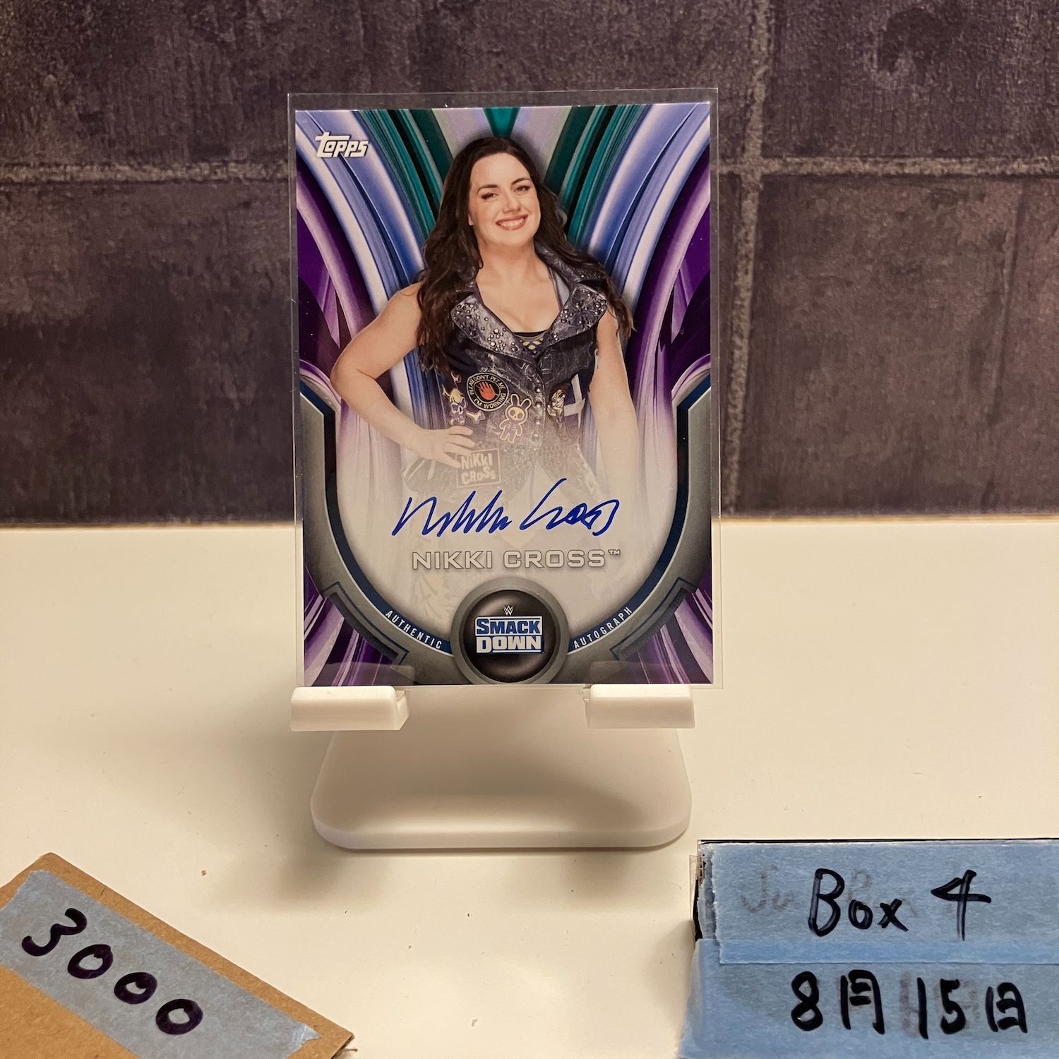 2020 Topps Women's Division NIKKI CROSS 09/99 直筆サイン WWE
