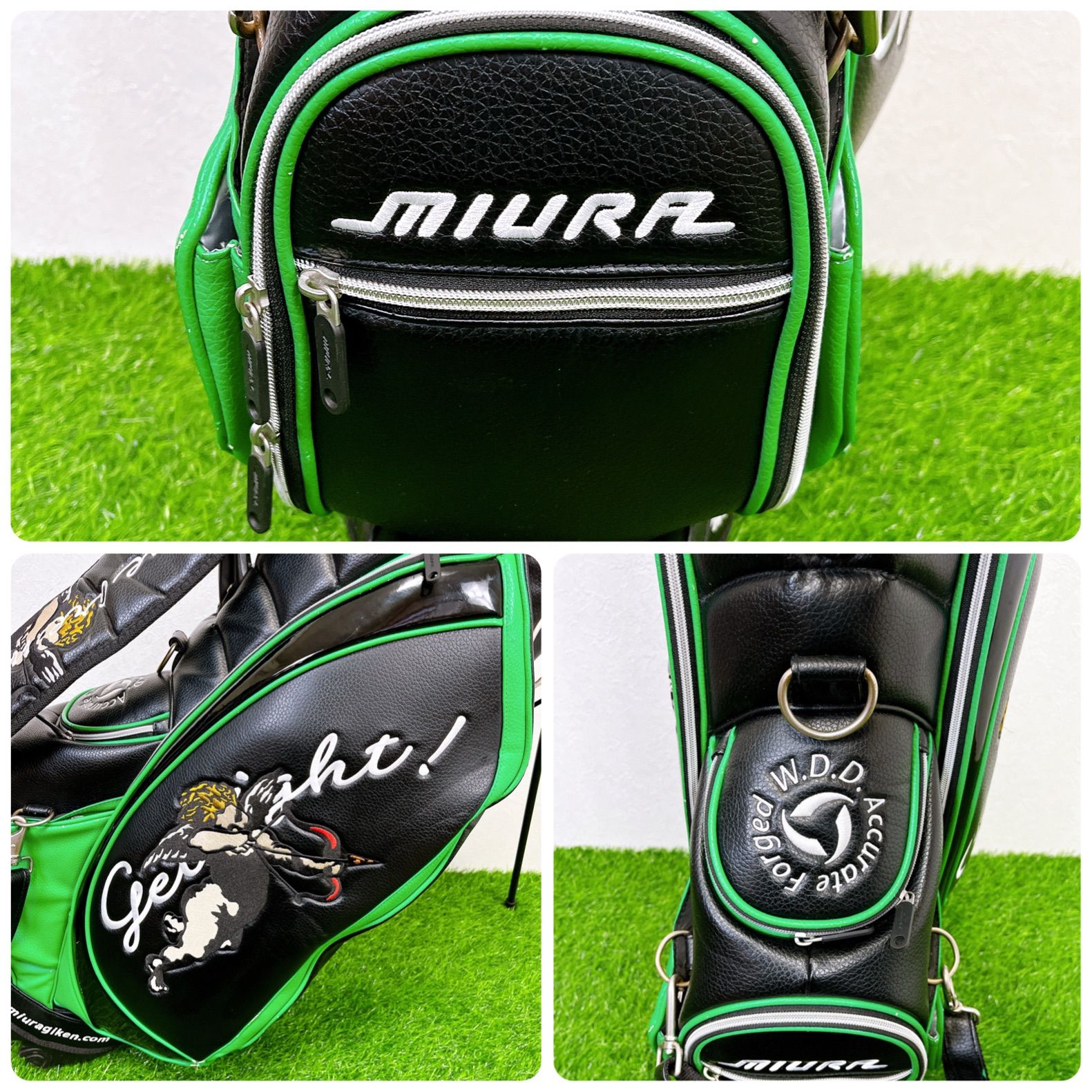 【希少】三浦技研　40周年記念限定モデル スタンドキャディバッグ　3点式 ミウラ 希少】三浦技研 40周年記念限定モデル スタンドキャディバッグ 3点式